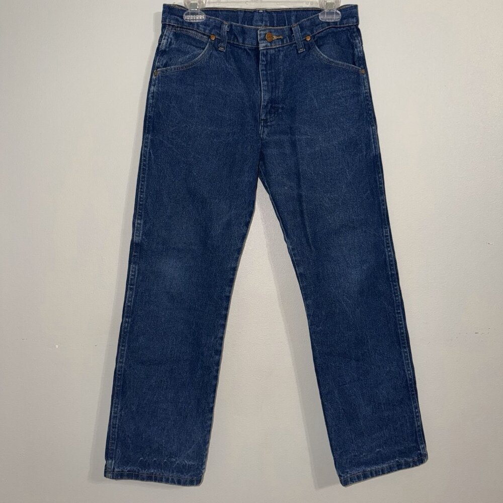 Wrangler‎ Boys Jeans 14 Husky Kids Retro Back Pocket Tag Adjustable Waist Retro